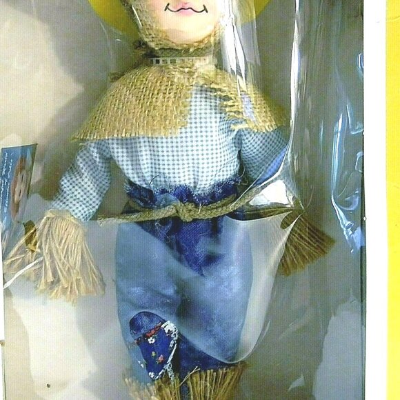 Effanbee 1987 Straw Man Doll Scarecrow Figure Original Box 11" Collectible - Picture 3 of 9